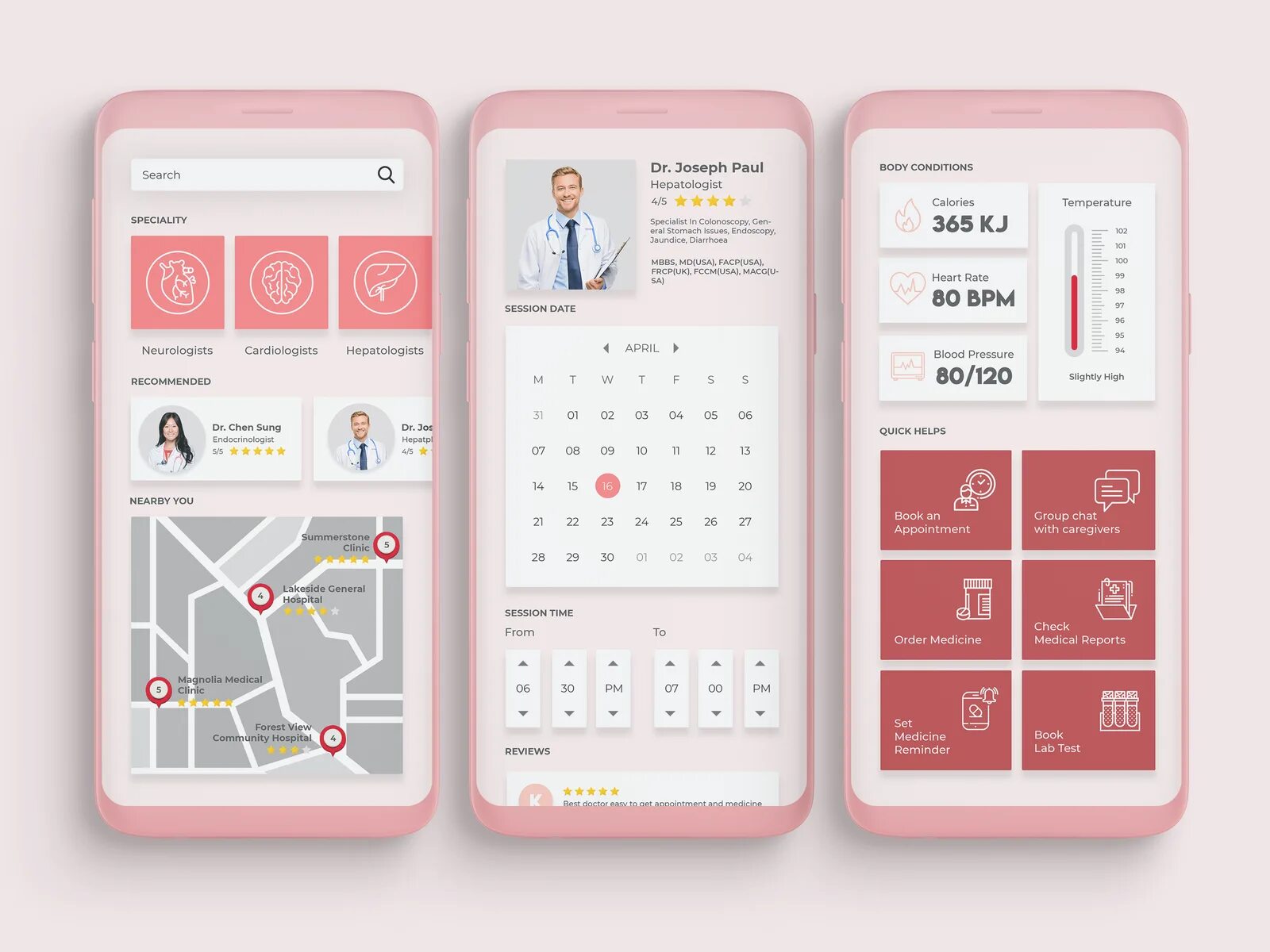 Testing app ru. Hospital UI. Напоминалка тест. Hospital UI Design. UI Health Card.