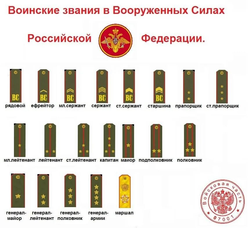 Сержант какие погоны. Воинские звания по возрастанию в армии России 2021. Воинские звания и погоны Российской армии. Звания сухопутных войск РФ. Погоны и звания в армии РФ вс.