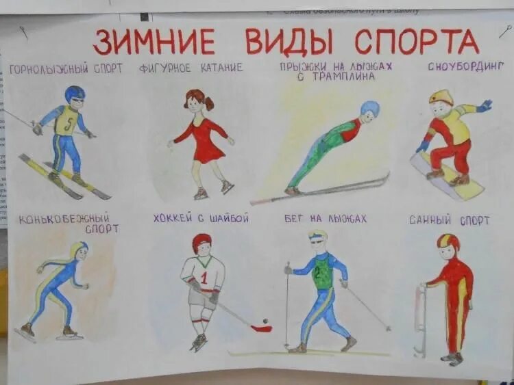 Краткосрочный проект зимние виды спорта Зимние виды спорта