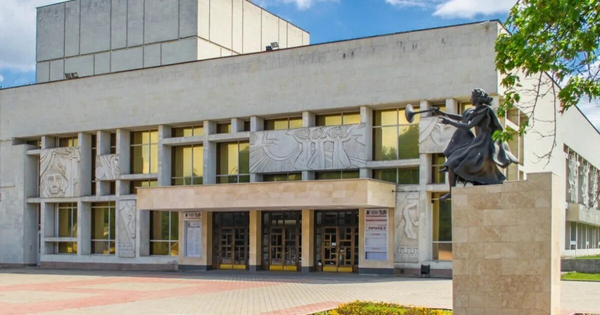 Панорама: Вологодский драматический театр, театр, Советский просп., 1, Вологда -