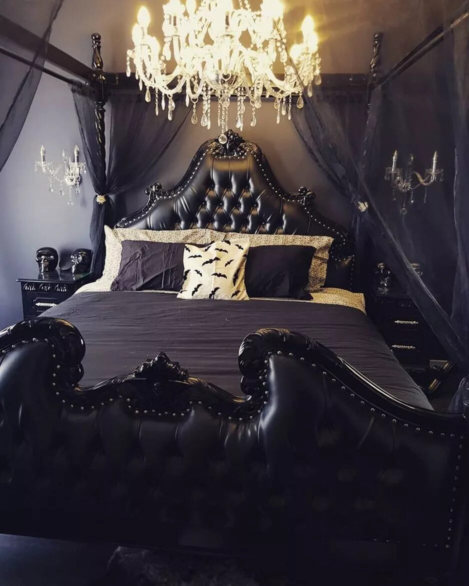 Темная красивая комната. Викторианская Готика спальня. Комната в викторианском стиле Готика. Викторианская Готика интерьер. Викторианская Готика кровать.