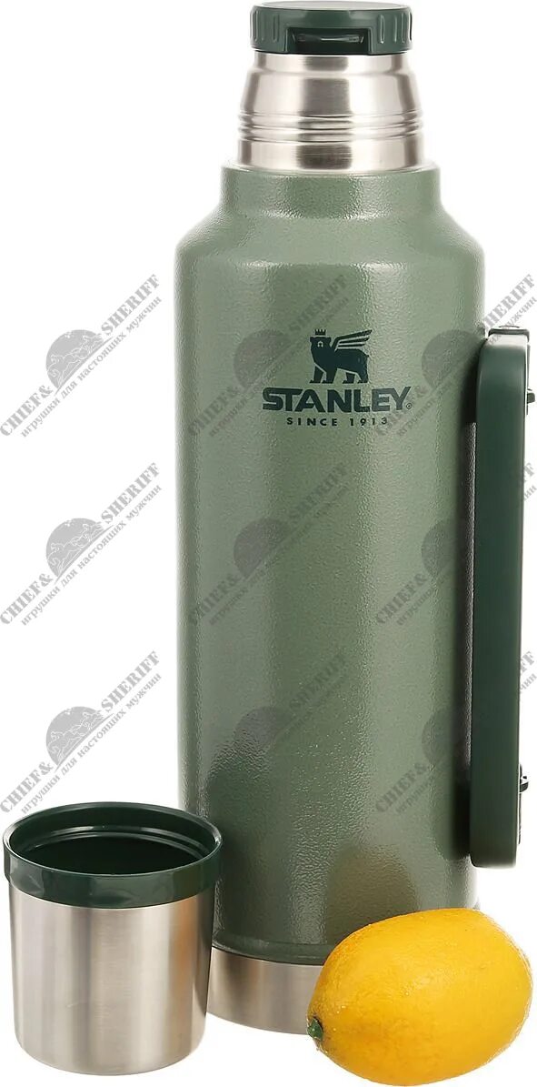 Купить термос хороший литр. Термос Stanley Classic 1.9 l темно-зелёный. Stanley Classic (10-07934-003). Термос Стэнли 1.9. Термос Stanley Classic 2.3 l темно-зеленый.