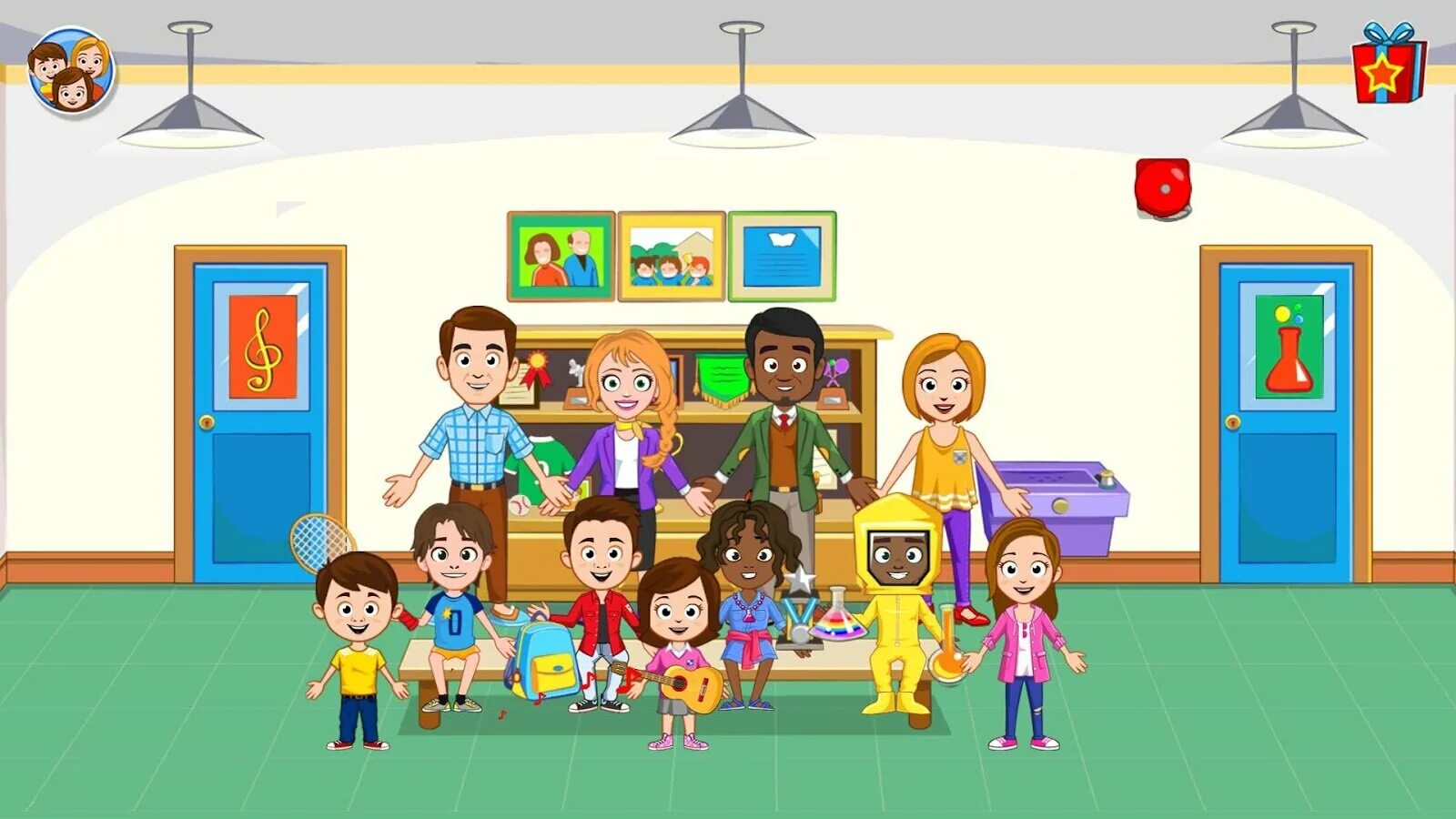 School game сцены
