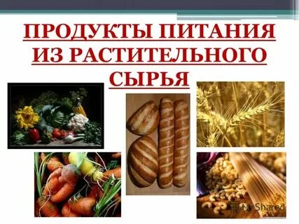 Сырье получаемое из растений и животных