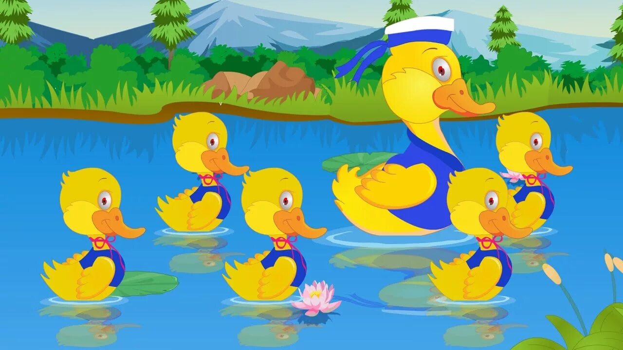 5 ducks. Пять утят. Картинка 5 уточек. Toyo Nursery Rhymes Five little Ducks. Как до утки на пятые сутки.