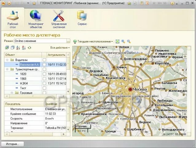 Центр спутникового мониторинга. Визуализация маршрута на карте. 1с:предприятие 8. Центр спутникового мониторинга. Спутниковый мониторинг метана.