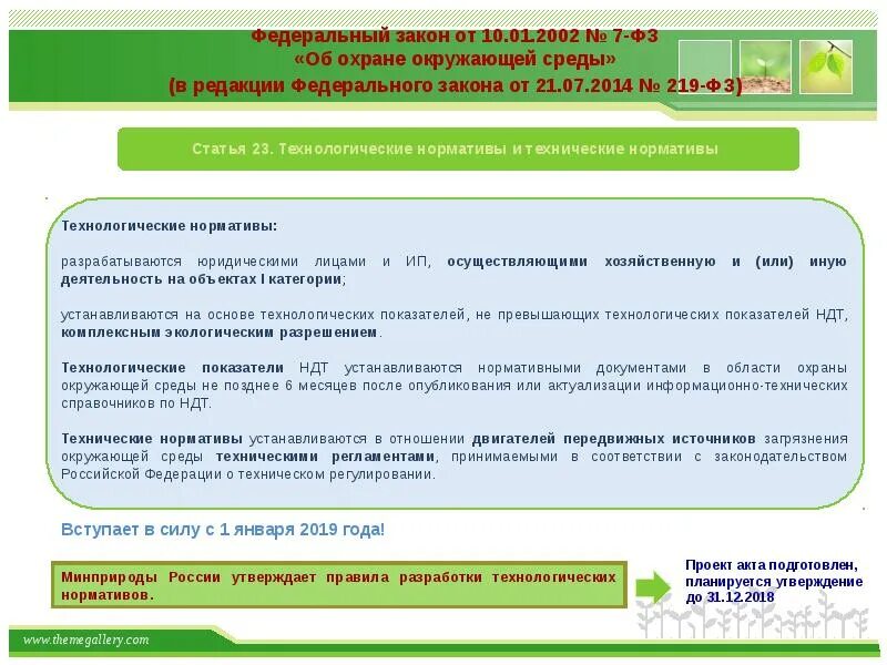 Федеральный сайт природопользования. Технические и технологические нормативы. Наилучшие доступные технологии в экологии. Внедрение наилучших доступных технологий. 219 ФЗ закон.