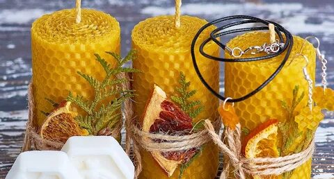 Свечи из вощины