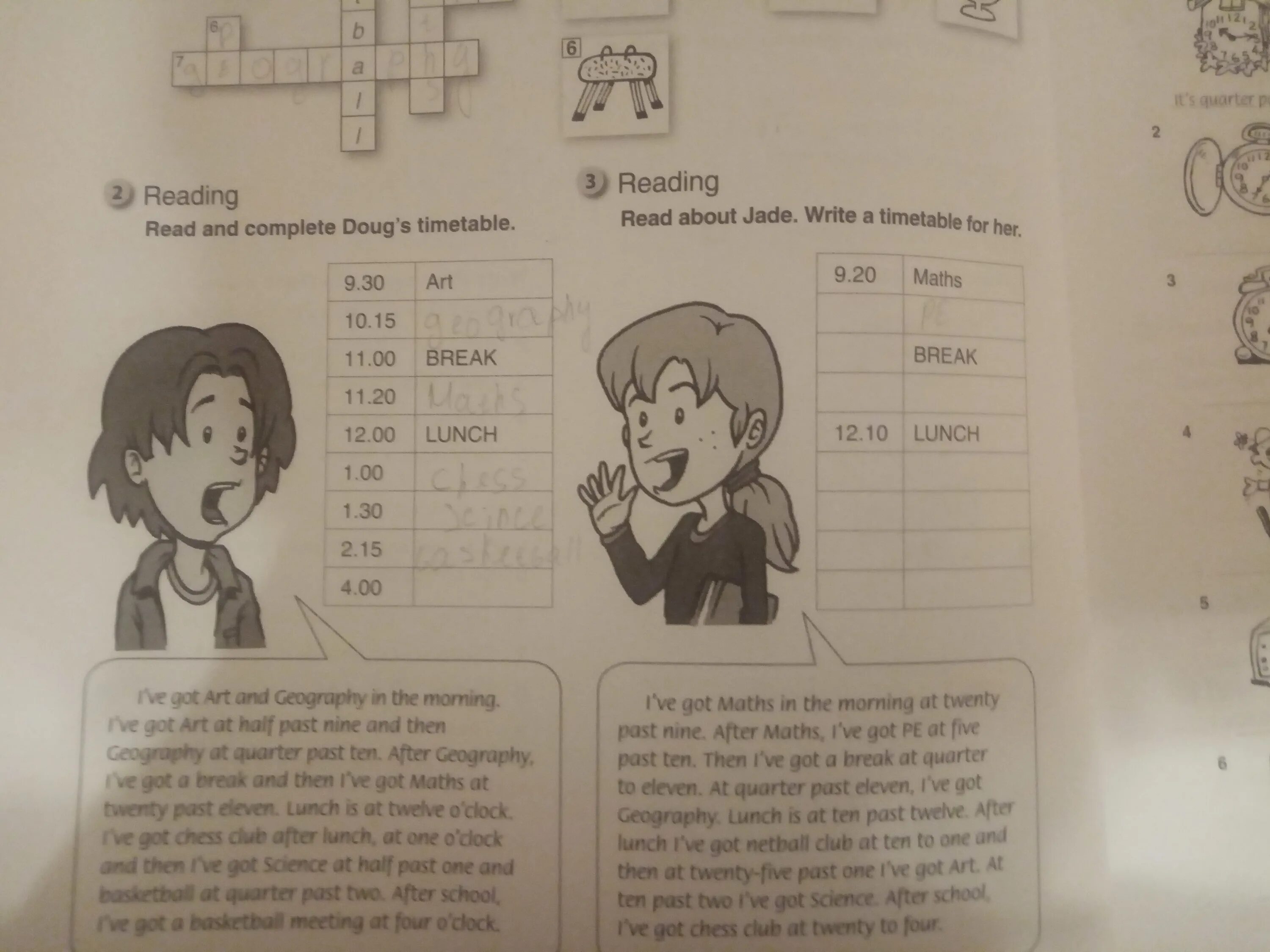 Read and write in the timetable 3 класс. Английские задание с ответами Unit 2f. School timetable read the clues and complete Kieran's timetable ответы. Read and write in the timetable 3 класс рабочая тетрадь. Unit 5 reading