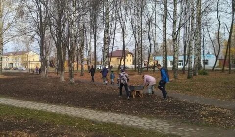 Работа в парке белинском