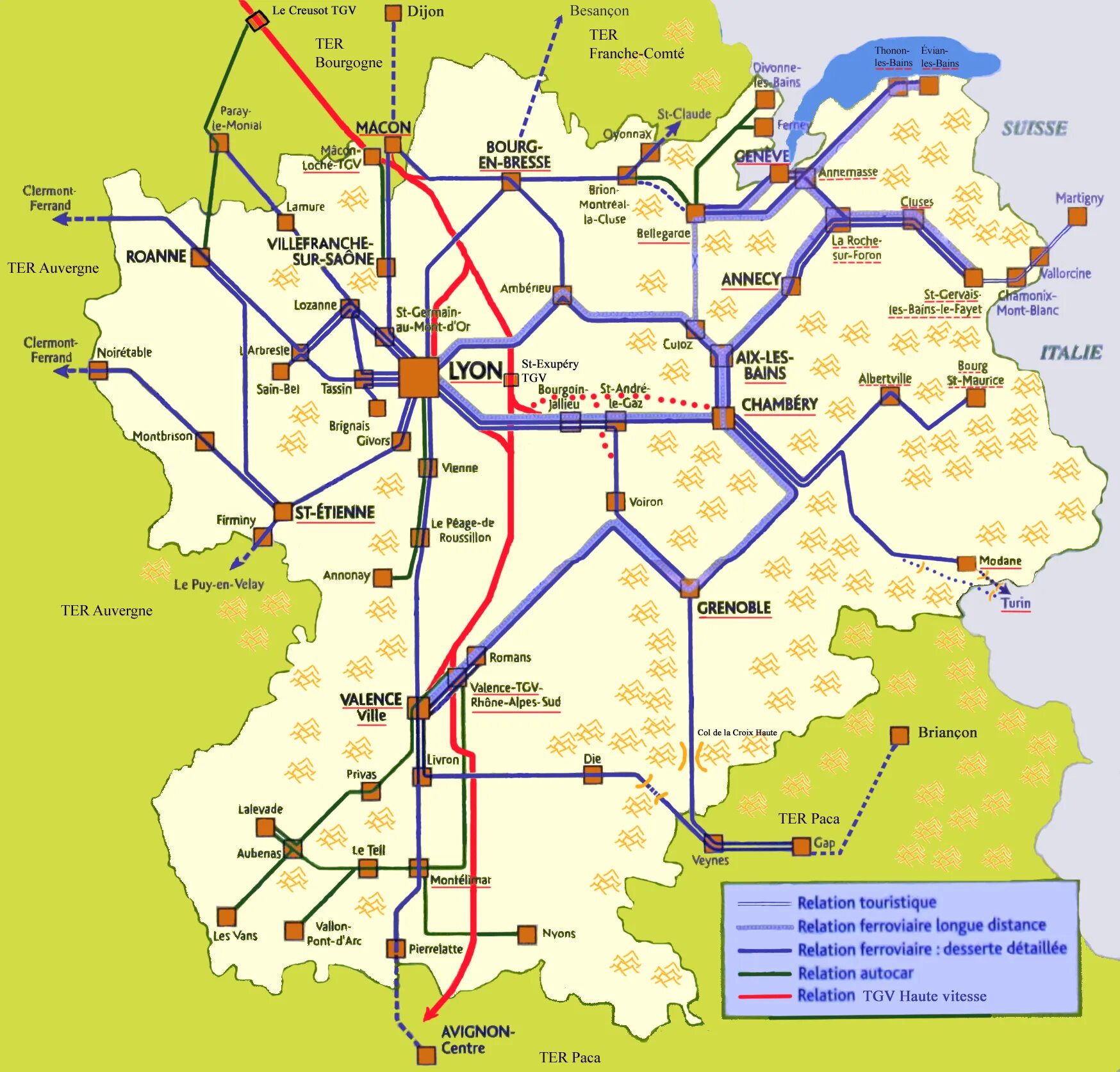 TGV маршруты. TGV карта маршрутов. Клермон-Ферран Франция на карте. Первая линия TGV карта.
