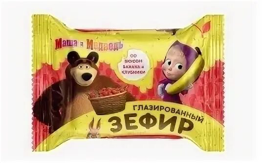 Маша зефир. Медведь с бананом.