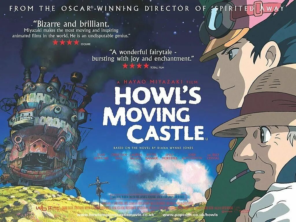 Howl's moving Castle.2004 Постер.