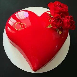 Торты картинки сердечками