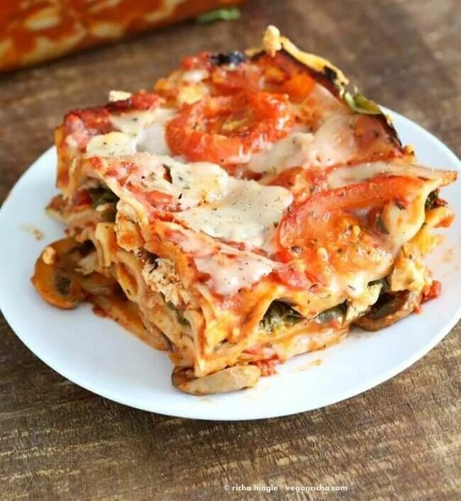 Лазанья без мяса