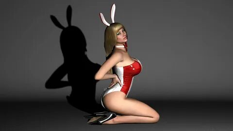 3D girl Bunny.