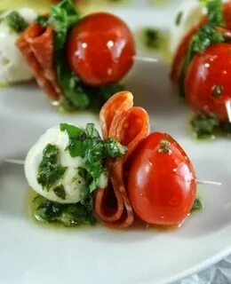 Закуски из овощей и мяса