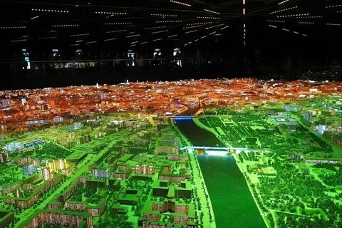 Сиреневая аллея павильон макет москвы