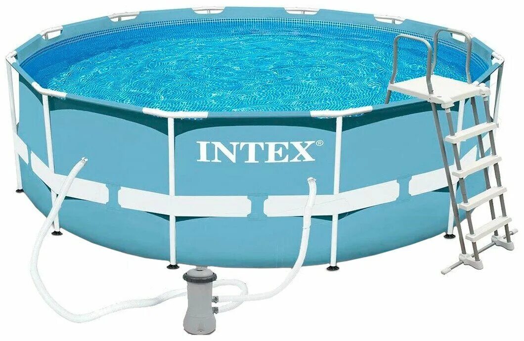 Бассейн на дачу интекс. Бассейн intex prism frame 26718. бассейн каркасный интекс 366*122. бассейн интекс каркасный 366х122см. бассейн каркасный intex 366х122.