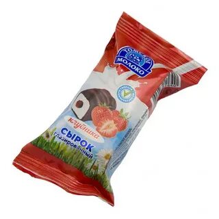 Сырок творожный с клубникой