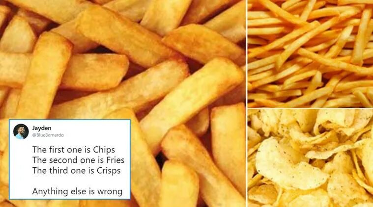 Чипсы транскрипция. Chips french fries разница. crisps or chips разница. чипсы american fries. чипсы на американском и британском.