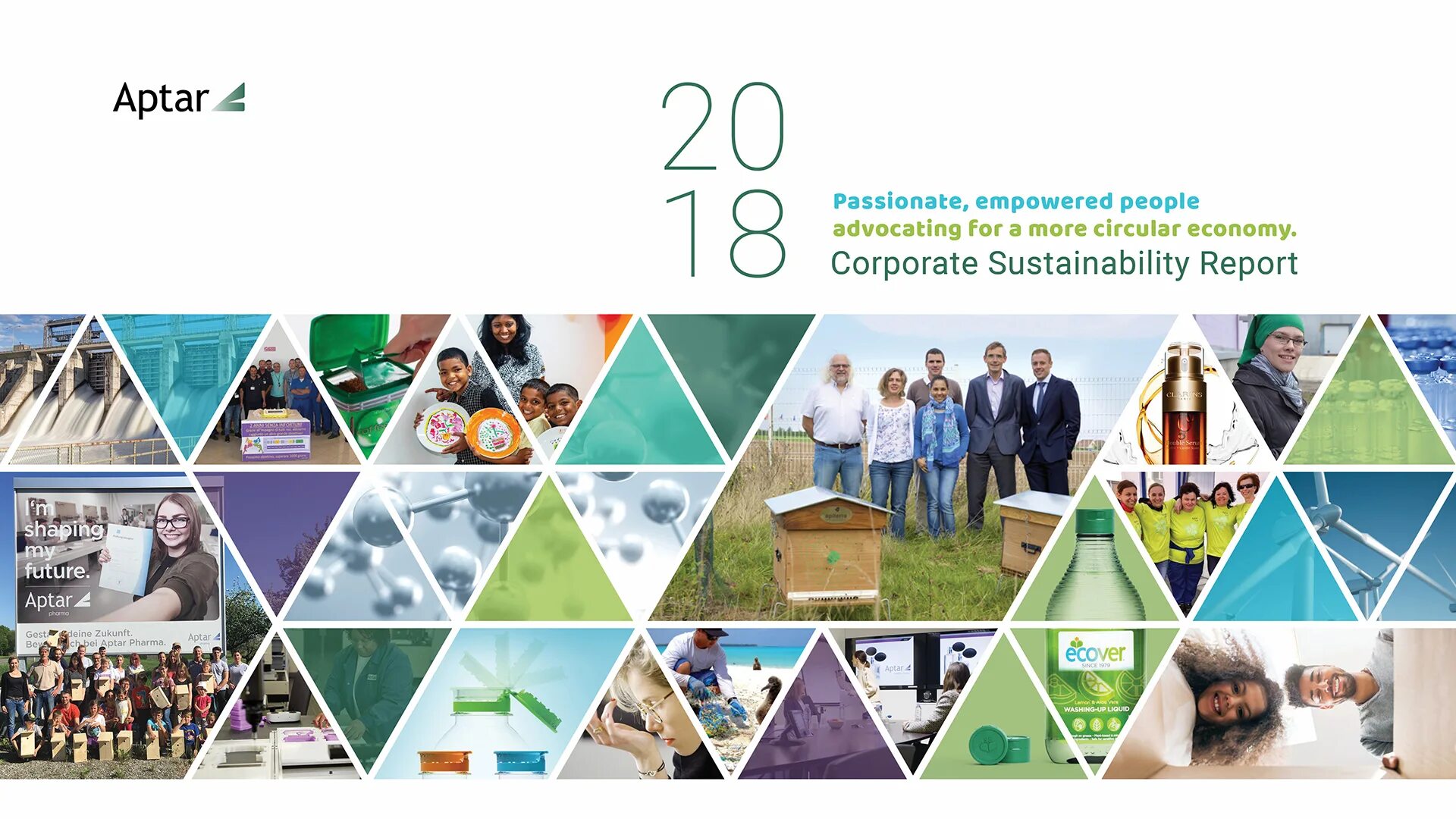 Aptar. Corporate Annual Report. ECOALF Sustainability Report. Sustainability report