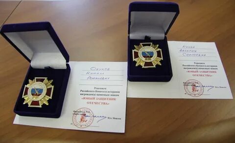 Юный защитник
