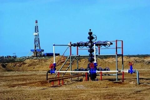 Куст газовых скважин