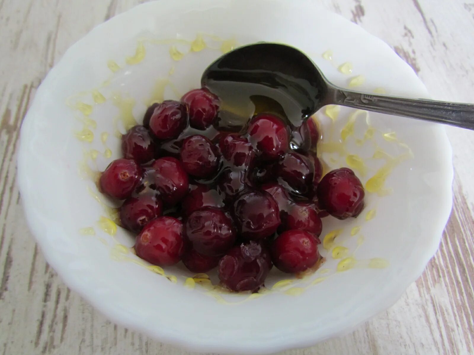 как сделать начинку из брусники