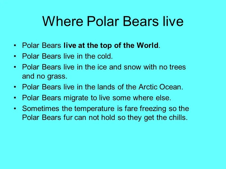 Polar перевод. Where Polar Bears Live. Where do Polar Bears Live. Английский язык Polar Bears.