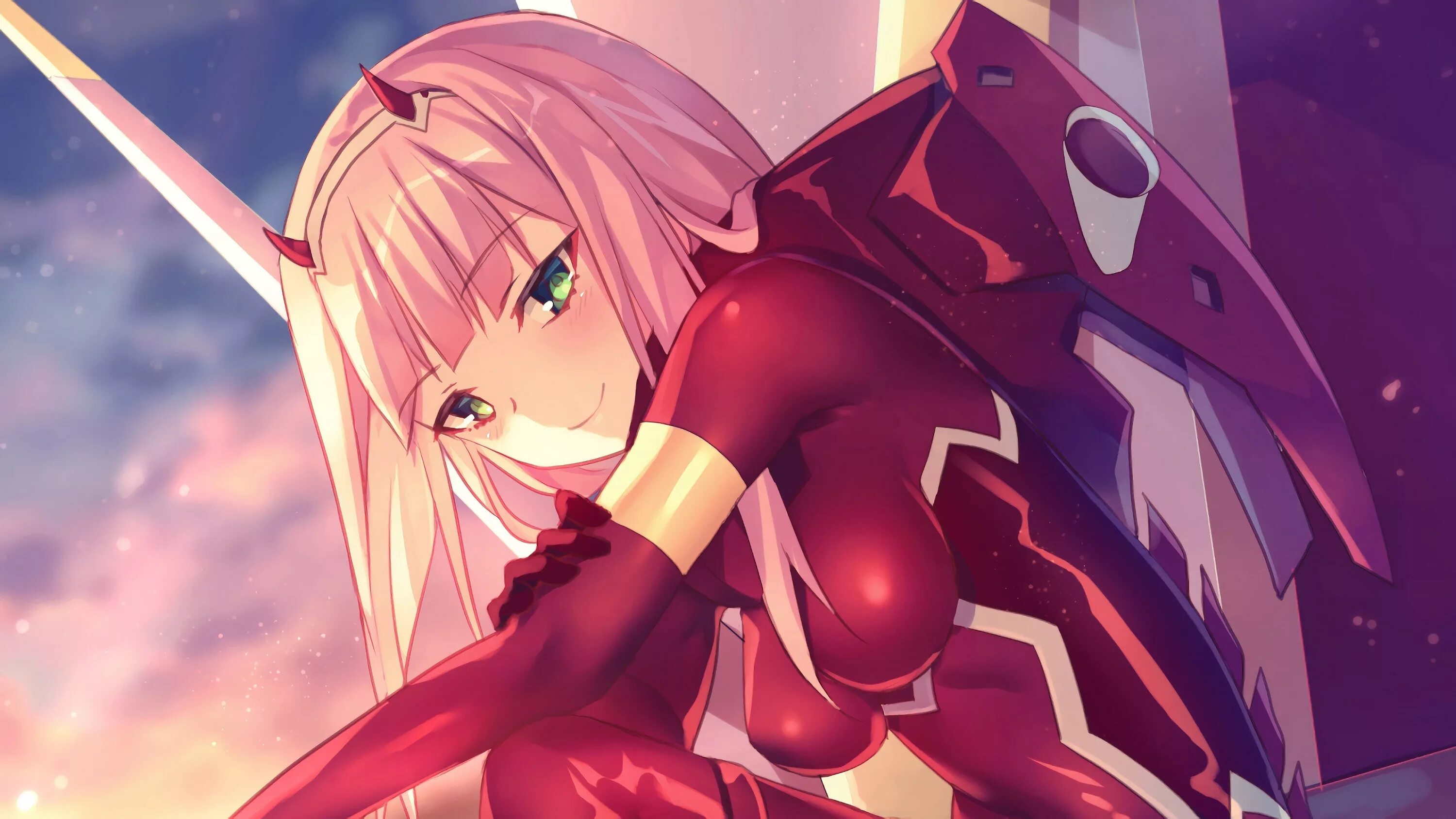 Zero zero you got me. Darling in the franxx аниме. франкс 4к. zero two франкс. зеро ту аниме 4к.