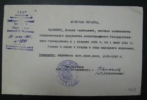 Архив подтверждение