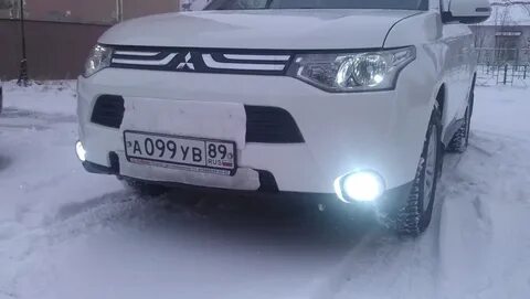 Митсубиси аутлендер лампы птф