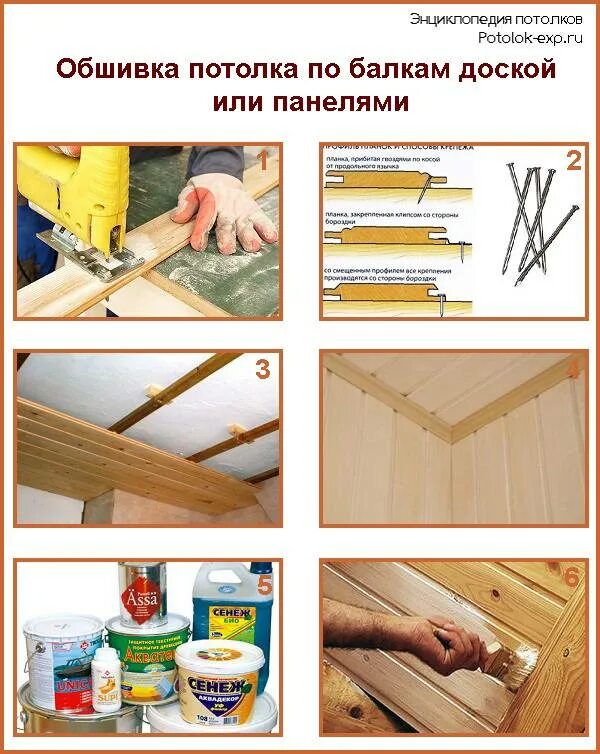 Как обшить правильно потолки
