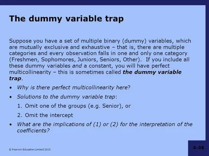 Dummy variable