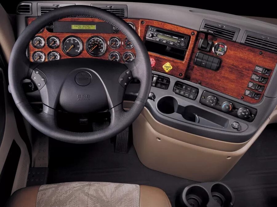 Cascadia Interior Semi trucks interior, Truck interior, Big trucks