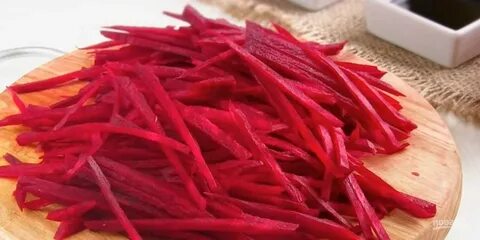 Салат жареная картошка свекла морковь