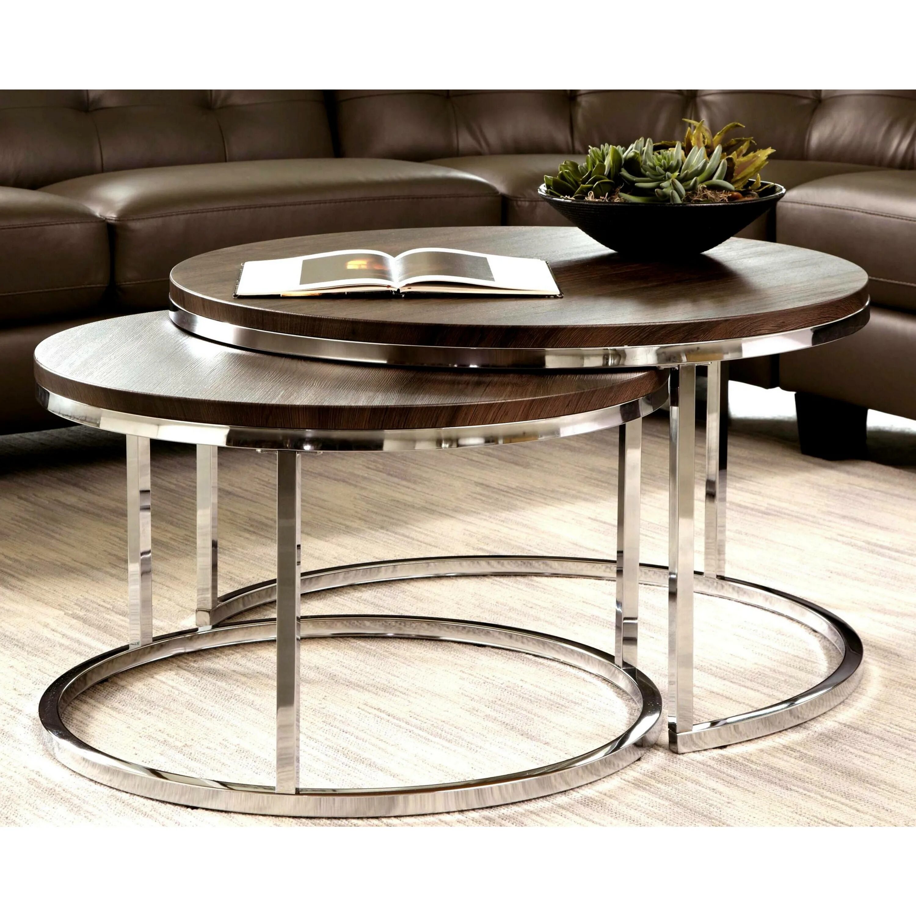 Журнальный столик Round Nesting Coffee Table. Журнальный стол mitera Round Metal Glass Nesting Coffee Tables. Журнальный столик netice 2 piece Coffee Table Set. Oslo Onyx 16-inch Round end Table журнальный стол. Сет столиков