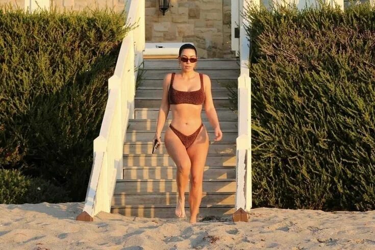 Kim Kardashian silences critics and shows off sizzling post-pregnancy bikini bod