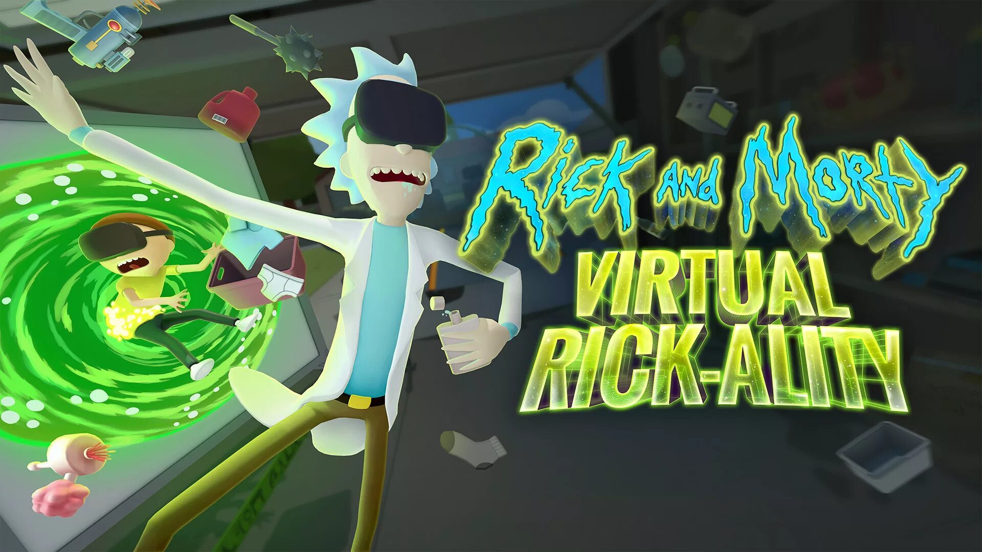 Virtual rick ality. Rick and morty: virtual rick-ality. игра рик и морти вр. rick &amp; morty: virtual rick-ality ps4. rick and morty vr.