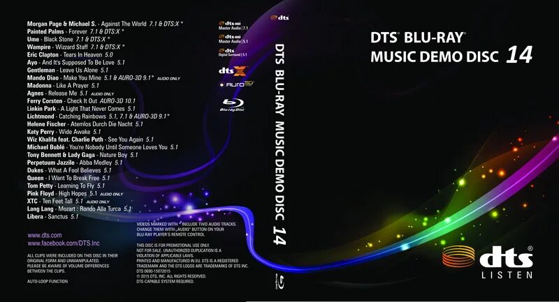 DTS 5.1. DTS Blu-ray Music Demo. Демонстрационный диск DTS 5.1 CD. DTS 5.1 CD-Audio. Demos музыка