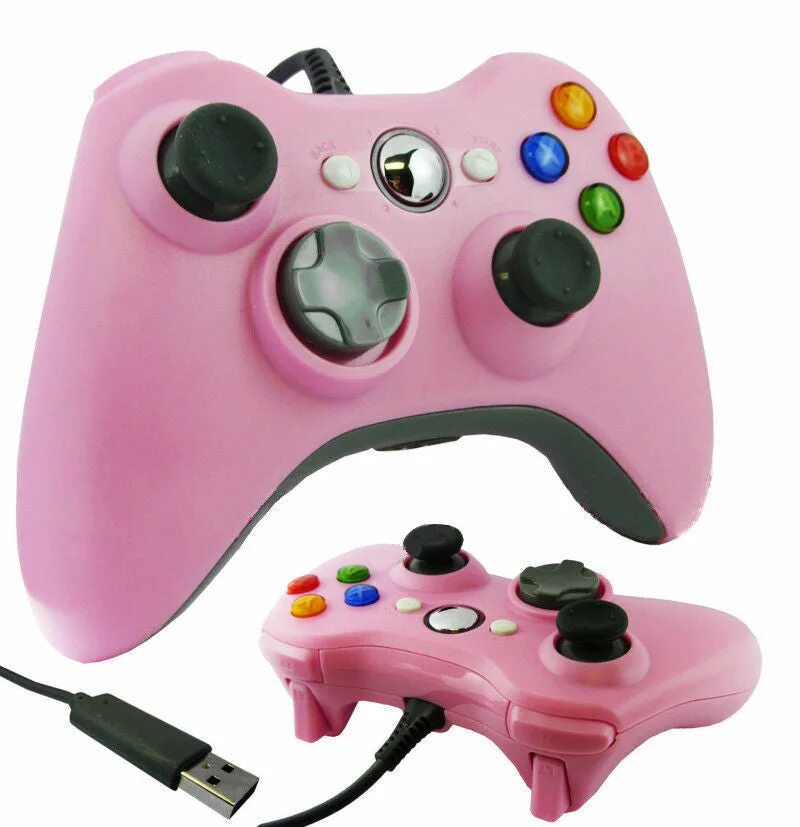 Розовый джойстик. Xbox 360 Controller. Xbox 360 wired Controller. Xbox 360 Controller USB. Xbox 360 Pink.