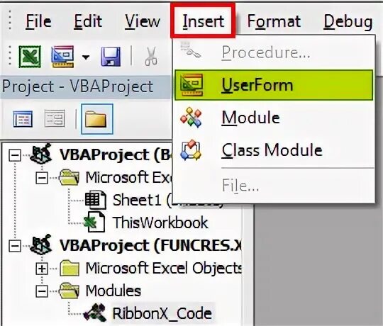 Insert using