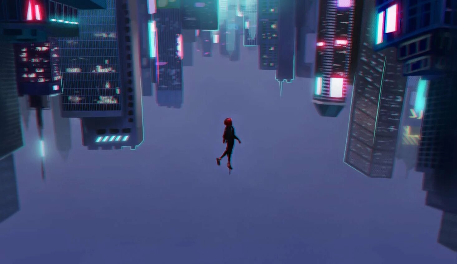 Прыжок через вселенную. Человек-паук через вселенные прыжок веры. spider man прыжок веры. leap of faith spider verse. человек паук через вселенные прыжок.