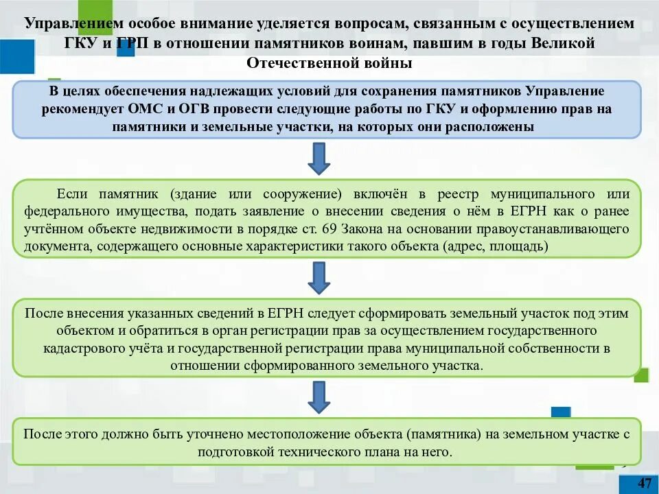 Особое внимание государство и общество уделяют вопросу. Государственный кадастровый учет (ГКУ). Основания для осуществления ГКУ. Порядок проведения государственного кадастрового учёта. Основания для осуществления ГКУ И ГРП.