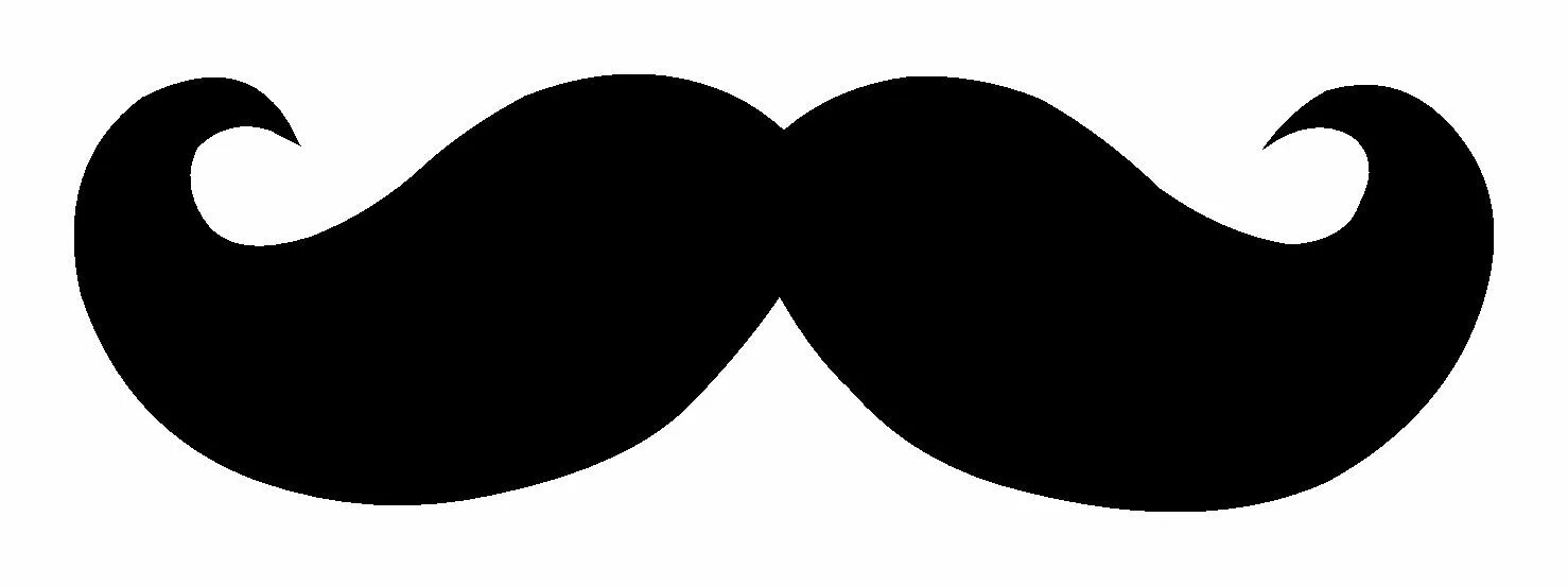 Шаблон усов для вырезания из бумаги large mustache cut out Mustache template, Mustache baby shower invitations, Diy