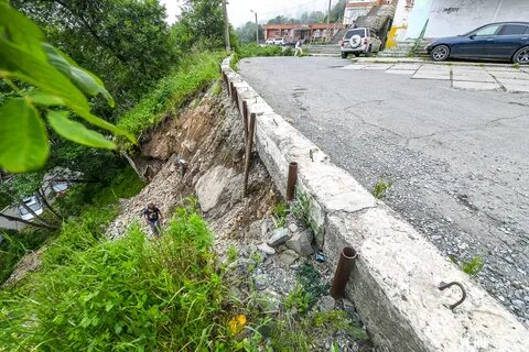 Усиление подпорной стены