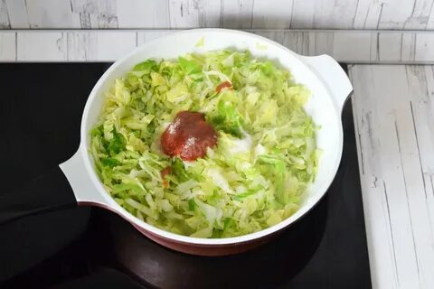 Капуста без томатной пасты