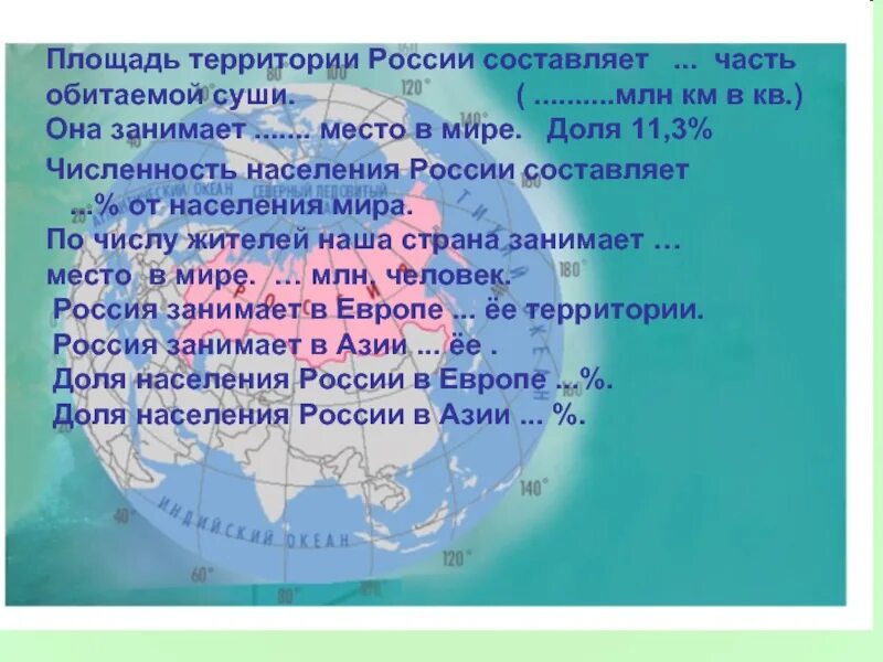 Большая часть составляющей. Площадь территории России. Территория России составляет. Территория России занимает часть суши. Площадь России составляет.