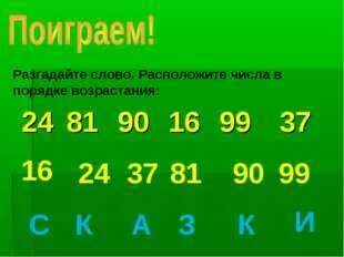 Из числа указанных в ряду